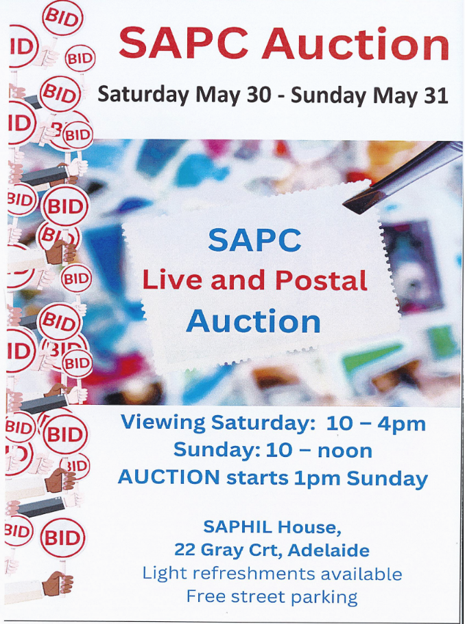 SAPC Auction – May 2026